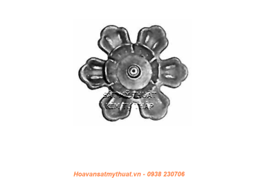 Phụ kiện hoa lá thép/ sắt dập 2187