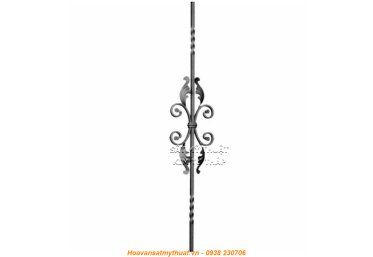CỤM HOA VĂN SẮT CẦU THANG LAN CAN BAN CÔNG PKCT093
