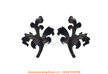 Phụ kiện hoa lá thép/ sắt đúc 1113