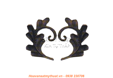 Phụ kiện hoa lá thép/ sắt đúc 1114