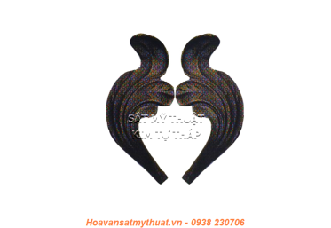 Phụ kiện hoa lá thép/ sắt đúc 1118