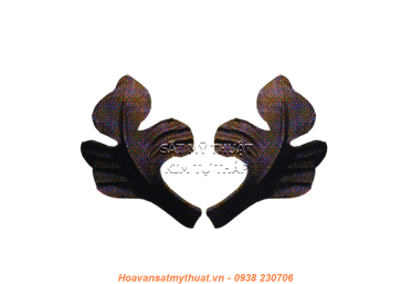 Phụ kiện hoa lá thép/ sắt đúc 1119