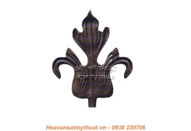 Phụ kiện hoa lá thép/ sắt đúc 1132