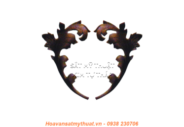 Phụ kiện hoa lá thép/ sắt đúc 1143