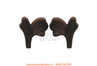 Phụ kiện hoa lá thép/ sắt đúc 1175