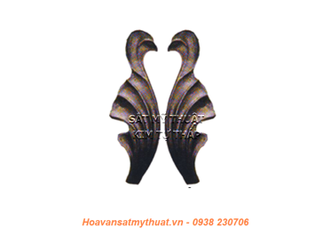 Phụ kiện hoa lá thép/ sắt đúc 1178