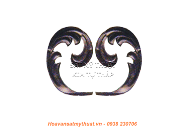 Phụ kiện hoa lá thép/ sắt đúc 1180