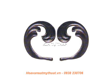 Phụ kiện hoa lá thép/ sắt đúc 1182