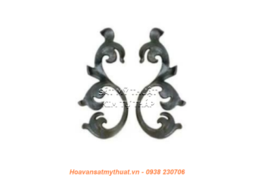 Phụ kiện hoa lá thép/ sắt đúc 1185