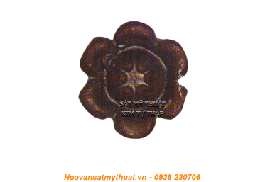 Phụ kiện hoa sắt đúc 1205