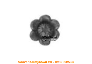 Phụ kiên hoa sắt đúc 1250