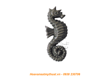 Phụ kiện cá ngựa sắt đúc mỹ thuật 1257