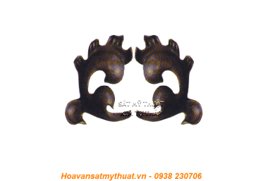 Phụ kiện hoa lá sắt đúc 1270