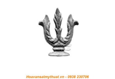 Phụ kiện phù điêu sắt thép đúc 1354