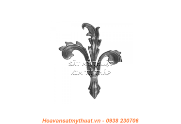 Phụ kiện hoa lá thép/ sắt đúc 1500