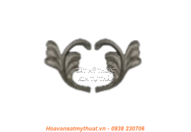 Phụ kiện hoa lá thép/ sắt đúc  1516
