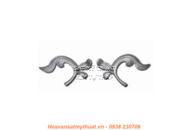 Phụ kiện hoa lá thép/ sắt đúc 1517