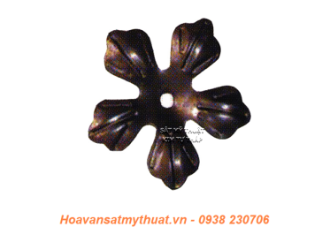 Hoa lá thép / sắt dập 2119