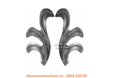 Phụ kiện hoa lá thép/ sắt dập 2130