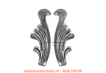 Phụ kiện hoa lá thép/ sắt dập 2139