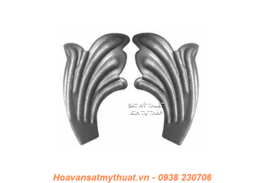 Phụ kiện hoa lá thép/ sắt dập 2151