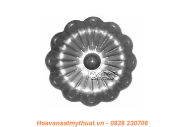 Phụ kiện hoa lá thép/ sắt dập 2155