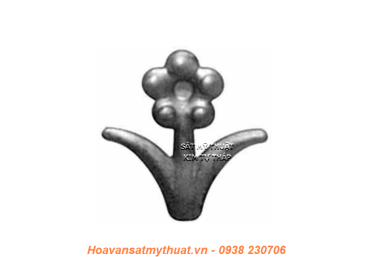 Phụ kiện hoa lá thép/ sắt dập 2167