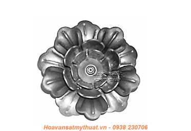 Phụ kiện hoa lá thép/ sắt dập 2172