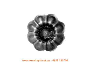 Phụ kiện hoa lá thép/ sắt dập 2178