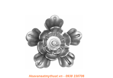 Phụ kiện hoa lá thép/ sắt dập 2180