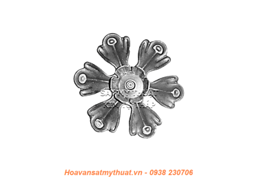 Phụ kiện hoa lá thép/ sắt dập 2188
