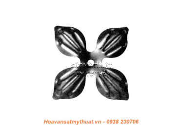 Phụ kiện hoa lá thép/ sắt dập 2203
