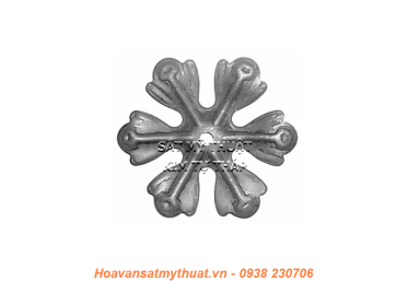 Phụ kiện hoa lá thép/ sắt dập 2206