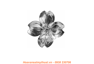 Phụ kiện hoa lá thép/ sắt dập 2213