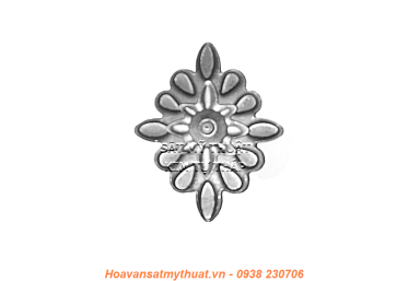 Phụ kiện hoa lá thép/ sắt dập 2214