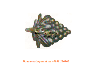Phụ kiện hoa lá thép/ sắt dập 2216