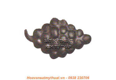 Phụ kiện hoa lá thép/ sắt dập 2218