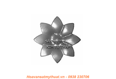 Phụ kiện hoa lá thép/ sắt dập 2219