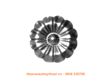 Phụ kiện hoa lá thép/ sắt dập 2222