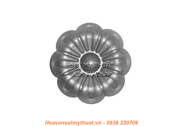 Phụ kiện hoa lá thép/ sắt dập 2223