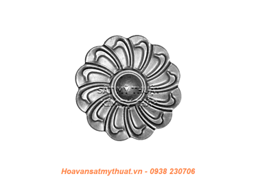 Phụ kiện hoa lá thép/ sắt dập 2228 S-B-M