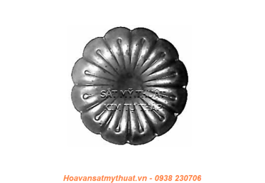 Phụ kiện hoa lá thép/ sắt dập 2229