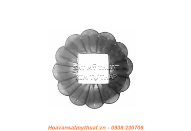 Phụ kiện hoa lá thép/ sắt dập 2239