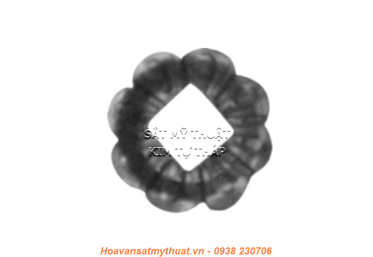 Phụ kiện hoa lá thép/ sắt dập 2240