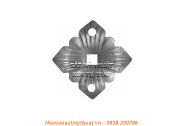 Phụ kiện hoa lá thép/ sắt dập 2241