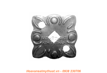 Phụ kiện hoa lá thép/ sắt dập 2245