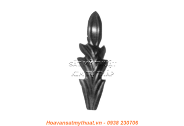 Phụ kiện hoa lá thép/ sắt dập 2256