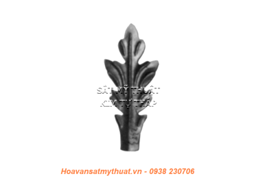 Phụ kiện hoa lá thép/ sắt dập 2257