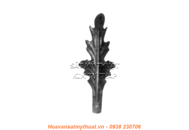 Phụ kiện hoa lá thép/ sắt dập 2258