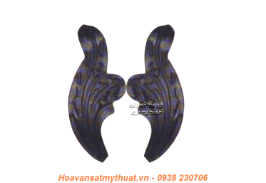 Phụ kiện hoa lá thép/ sắt dập 2308